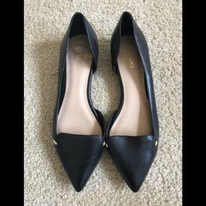 Aldo women’s black flats size 7.5